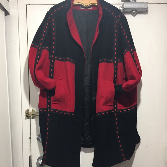 VINTAGE SPENCER DOUGLAS WOOL BLEND OVERSIZED JACKETS SIZE M/L/XL - Picture 7 of 14